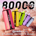 Vapsolo Quads 80.000 Puffs | Vape Descartável Recarregável 4 em 1