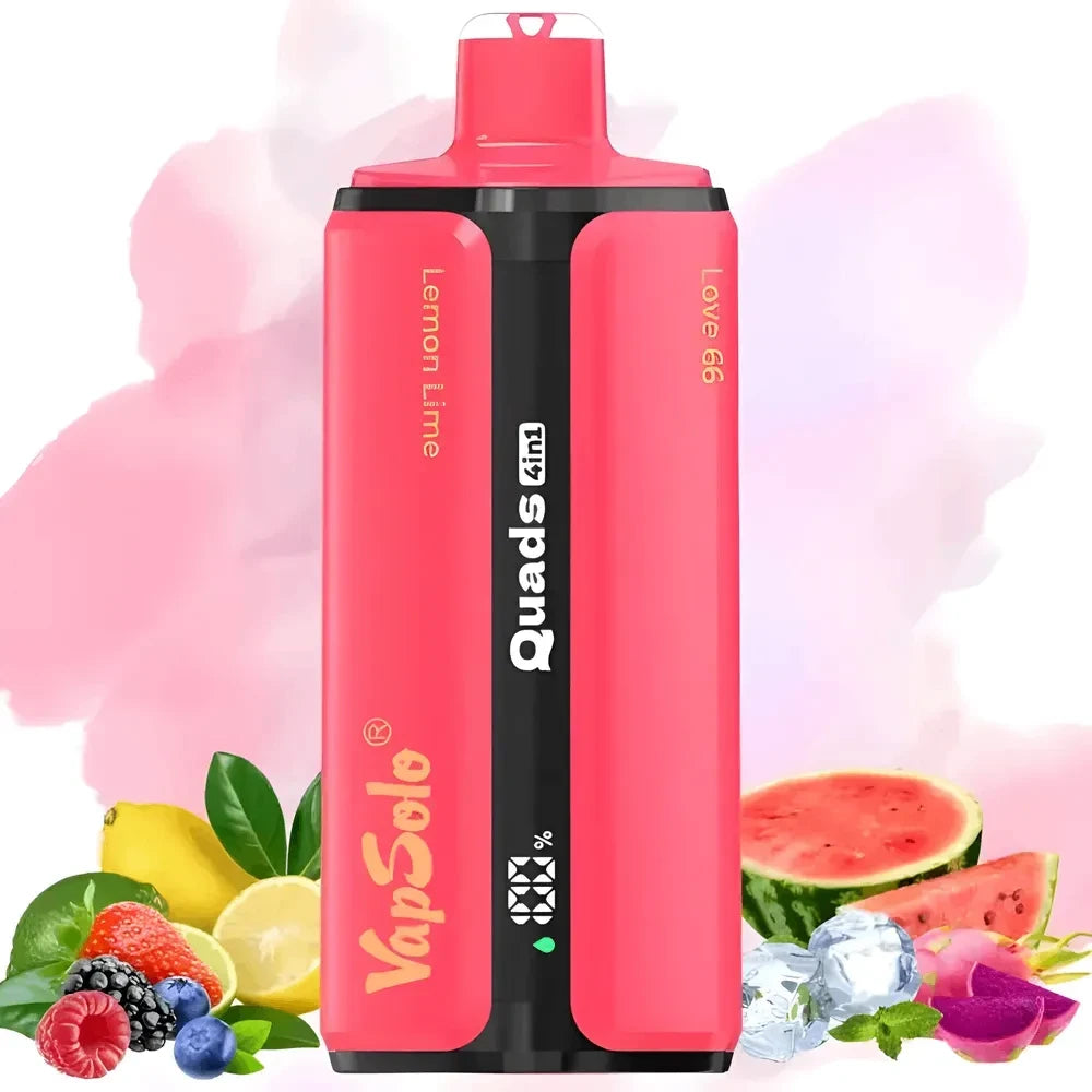 Vapsolo Quads 80.000 Puffs | Vape Descartável Recarregável 4 em 1