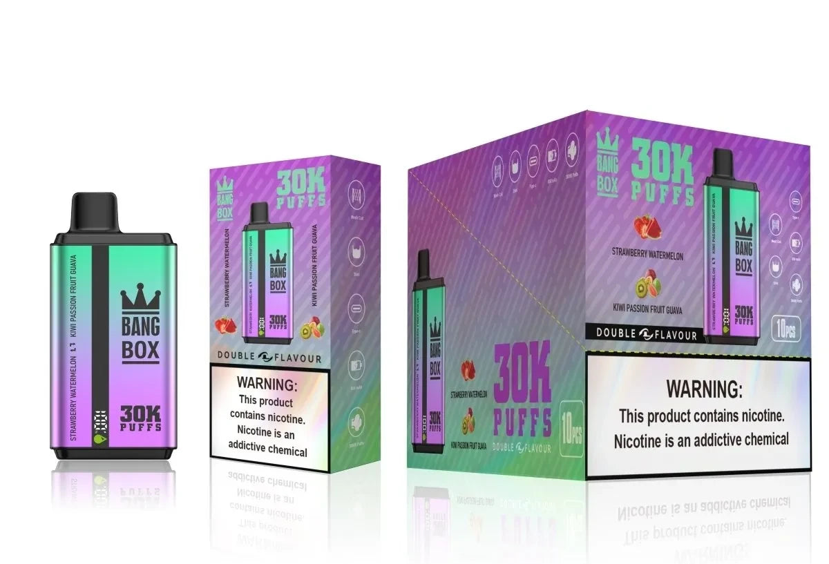 Bang Box 30000 Puffs Vape Descartável - Embalagem Original Lacrada, Entrega Rápida CTT Portugal