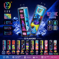 UZY Shisha Hookah King 120.000 Puffs Vape DTL Crystal Recarregável - Vista Frontal do Produto