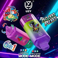 UZY 150K Vape Descartável 6 em 1 150000 Puffs Display LED Portugal