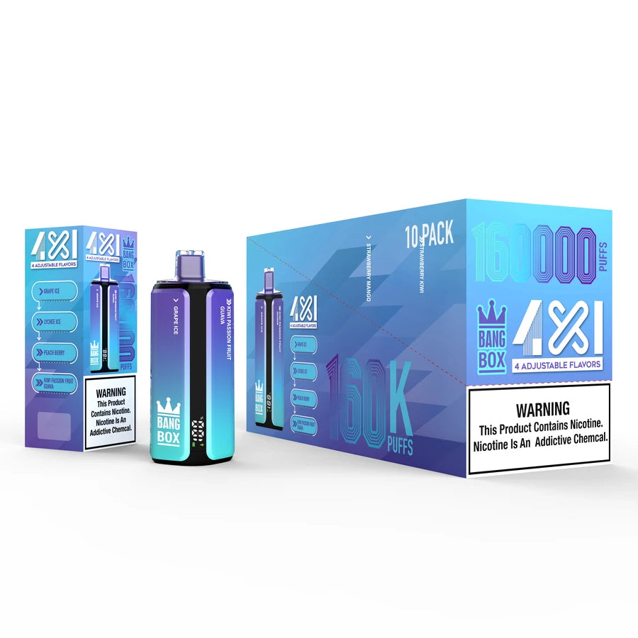 Bang Box 160K Puffs 4 em 1 Troca de Sabor Rotativa Mesh Coil Portugal