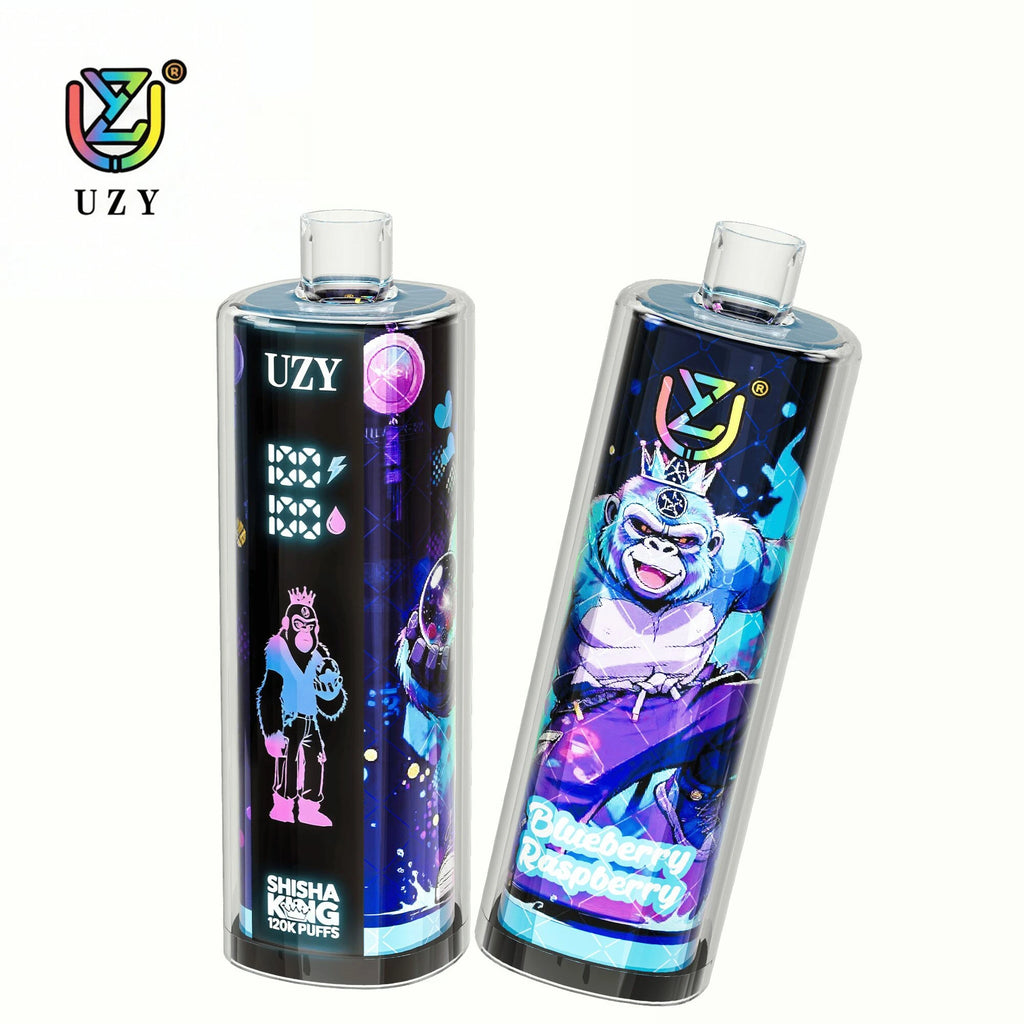 UZY Shisha Hookah King 120.000 Puffs - Sistema Mesh Coil DTL para Vapor Denso e Sabor Intenso