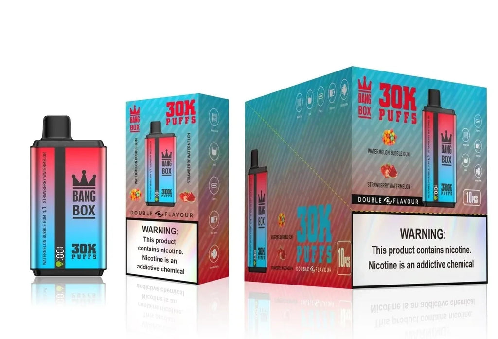 Bang Box 30000 Puffs Vape Descartável - Pagamento à Cobrança COD via CTT em Portugal