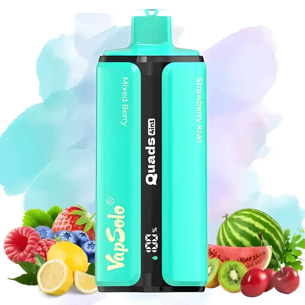 Vapsolo Quads 80.000 Puffs | Vape Descartável Recarregável 4 em 1