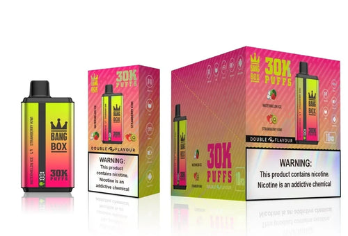 Bang Box 30000 Puffs Vape Descartável - 2 Sabores Simultâneos, Tecnologia Sabor Duplo Única