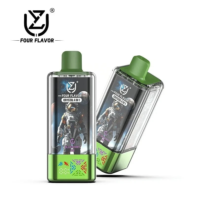 UZY 100.000 Puffs Crystal 4 em 1 - comprar vape recarregável com display LED em Portugal
