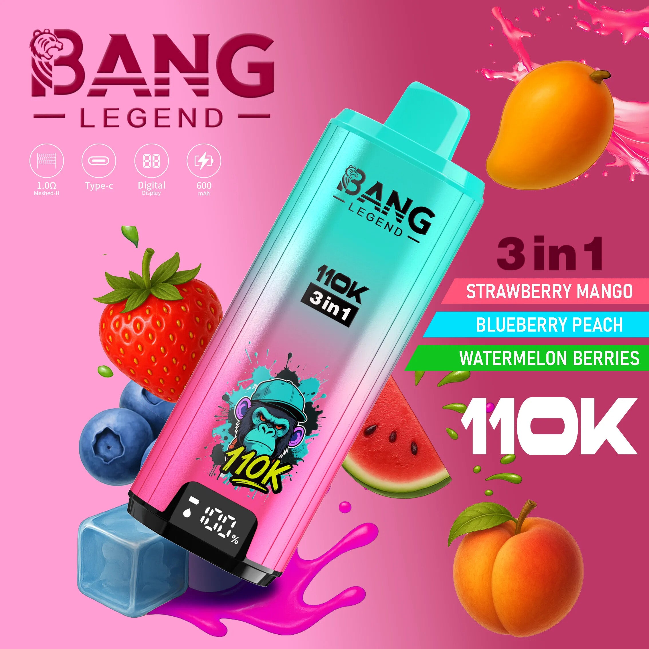 Bang Legend 110K Puffs Comprar Vape Online Portugal Melhor Preco COD