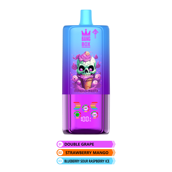 Bang Box 80.000 Puffs Vape Descartável 3 em 1 - Sabores Frutas Tropicais e Mentol, Pagamento à Cobrança Portugal