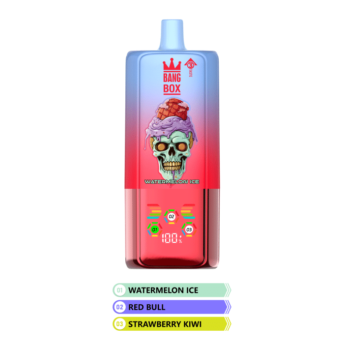 Bang Box 80.000 Puffs Vape Descartável 3 em 1 - Guia Completo de Sabores Triplos Disponíveis em Portugal