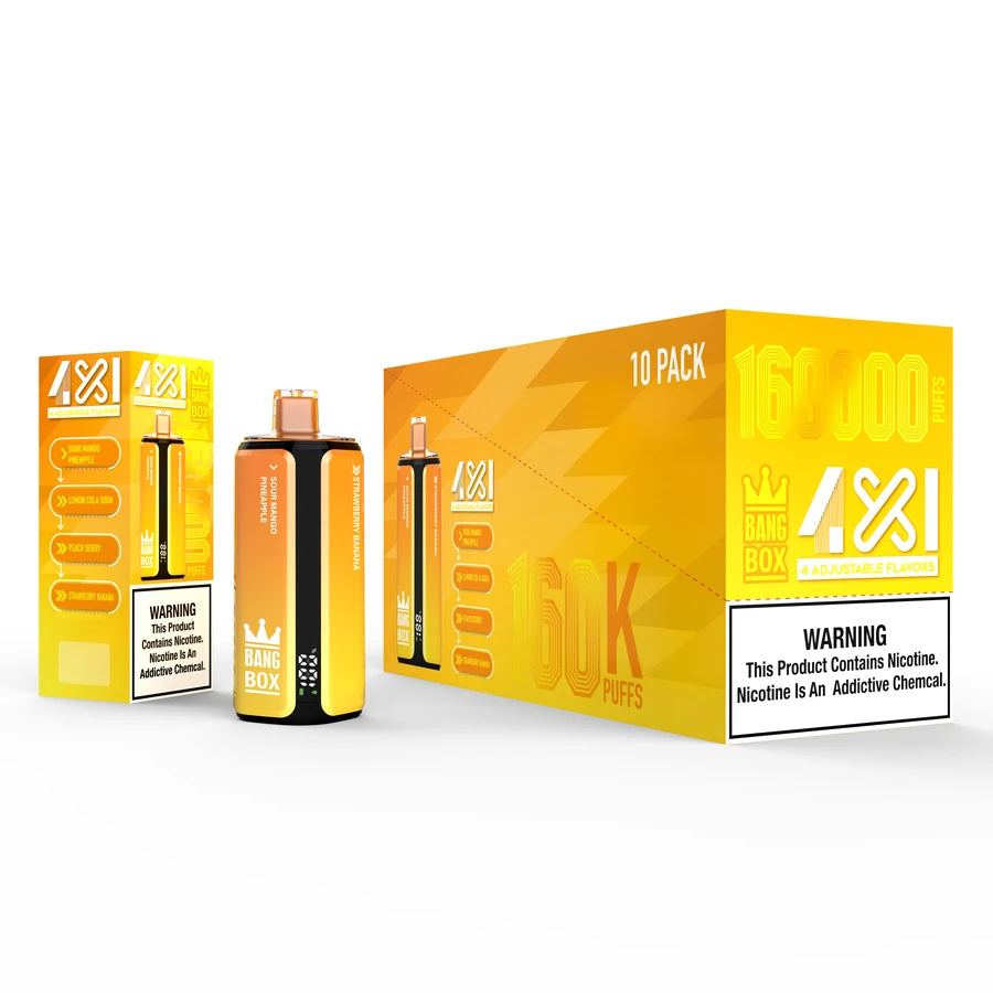 Bang Box 160K Puffs Ecra Inteligente Vape Pen Descartavel Recarregavel Portugal
