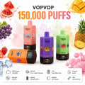 VOPVOP 150.000 Puffs 6 em 1 - Vista Geral do Produto, Vape Descartável Recarregável 6 Sabores Portugal