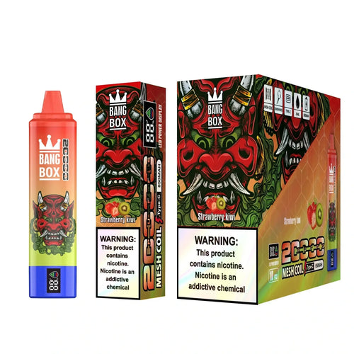 Bang Box 20000 Puffs Vape Descartável - 12 Sabores Premium Disponíveis, Baixo Teor de Nicotina