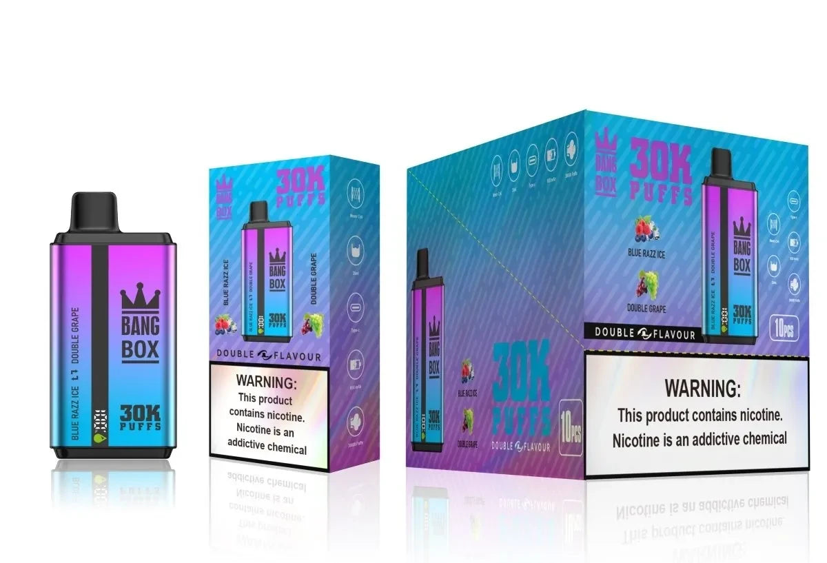 Bang Box 30000 Puffs Vape Descartável - Comparação Sabor Duplo vs Sabor Único, Experiência Superior