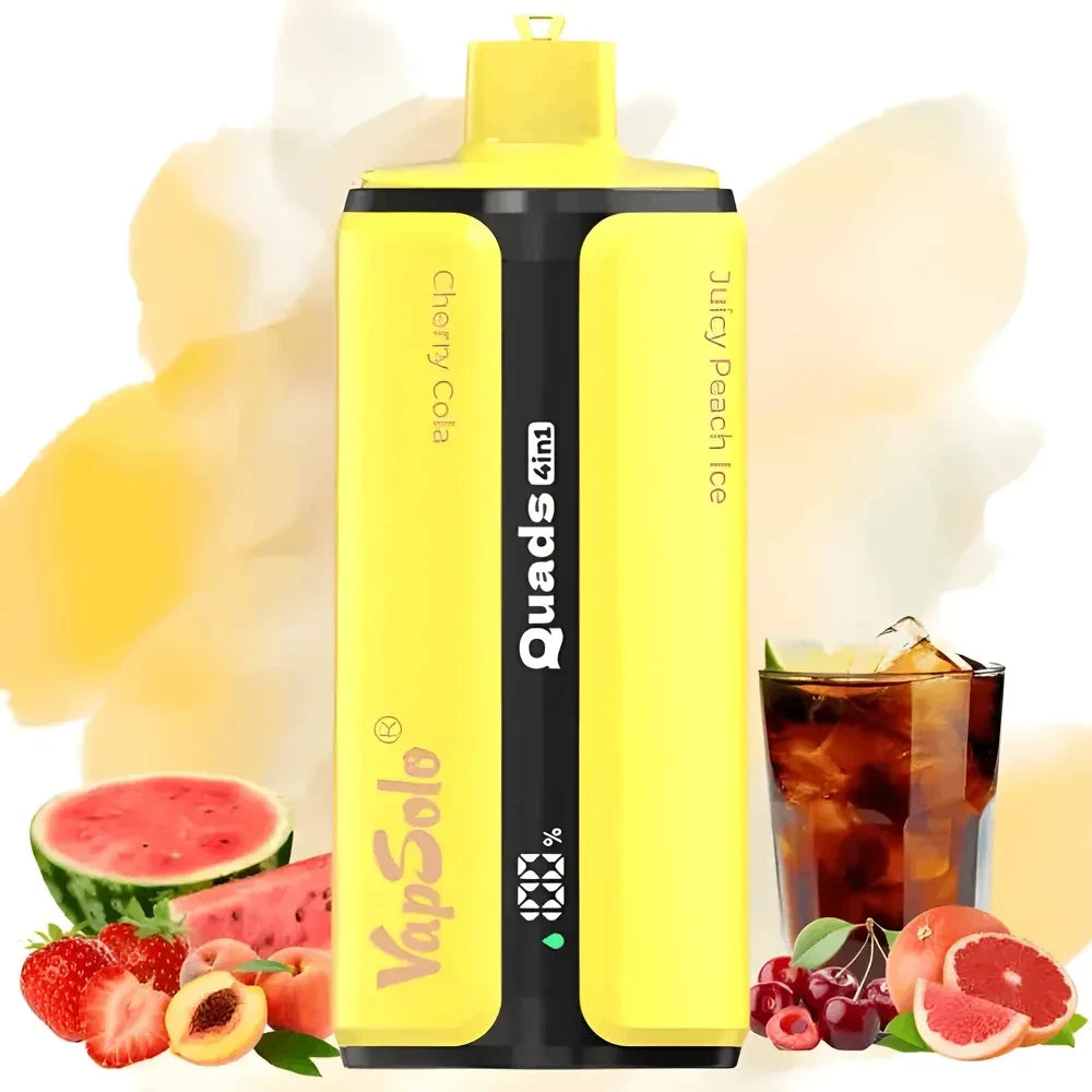 Vapsolo Quads 80.000 Puffs | Vape Descartável Recarregável 4 em 1