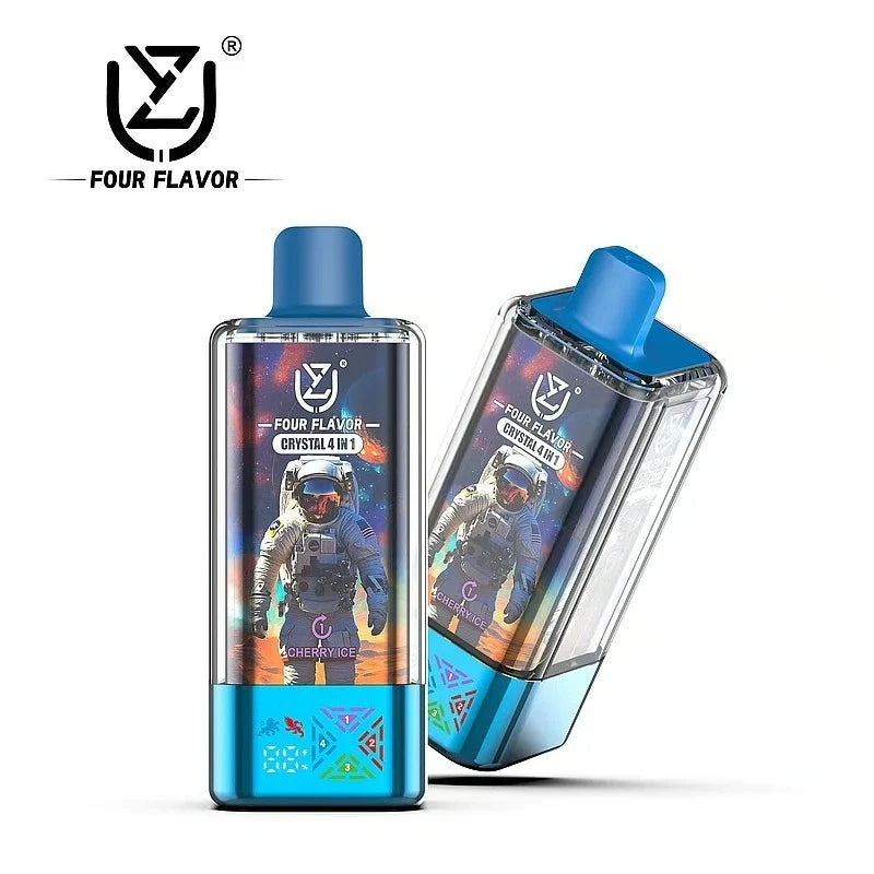 UZY Four Flavors 100K Puffs Crystal 4 w 1 smaki jednorazowy waporyzator elektroniczny papieros z wyświetlaczem LED