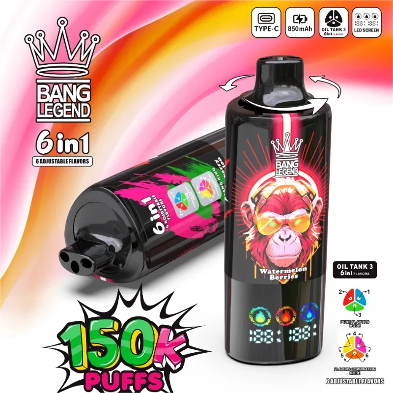 Bang Legend 150K Mesh Coil Sabor Intenso Vapor Denso Portugal