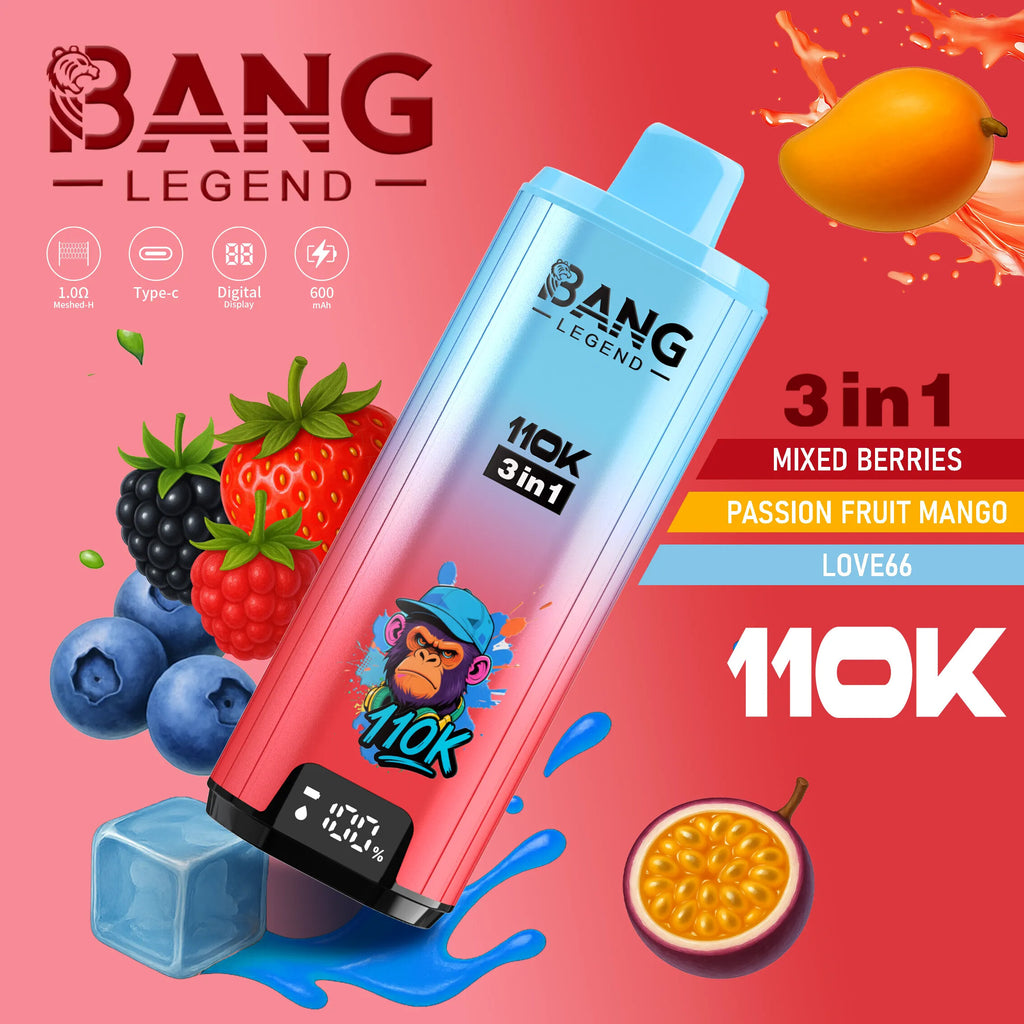 Bang Legend 110K Puffs Pagamento na Entrega COD via CTT Portugal