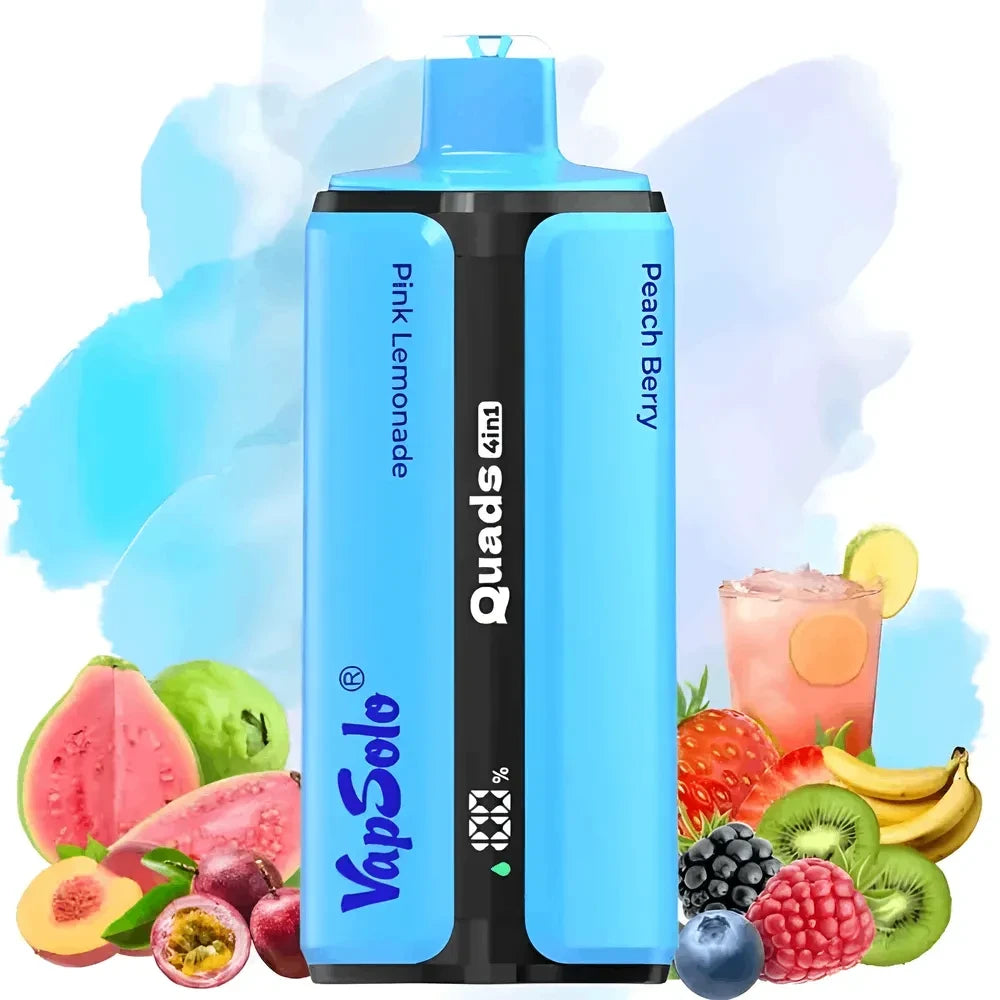 Vapsolo Quads 80.000 Puffs | Vape Descartável Recarregável 4 em 1