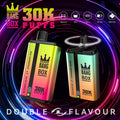 Bang Box 30000 Puffs Vape Descartável Sabor Duplo - Vista Frontal com Sistema Sabor Duplo Recarregável