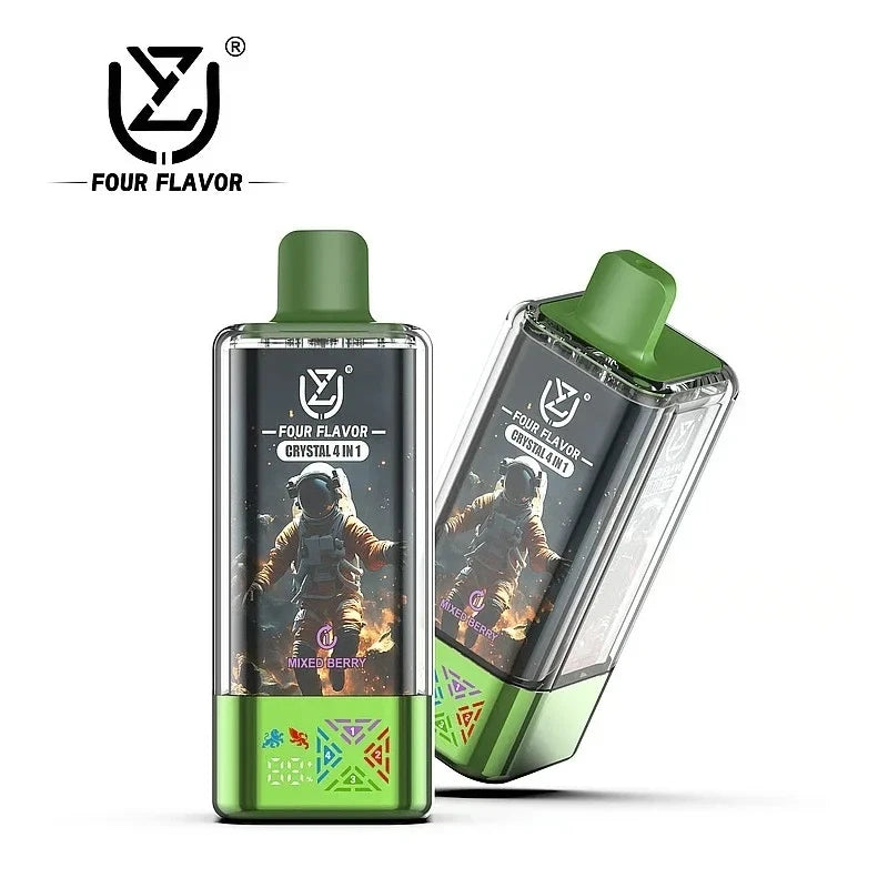 UZY 100.000 Puffs Crystal 4 em 1 - alternativa recarregável aos vapes pequenos