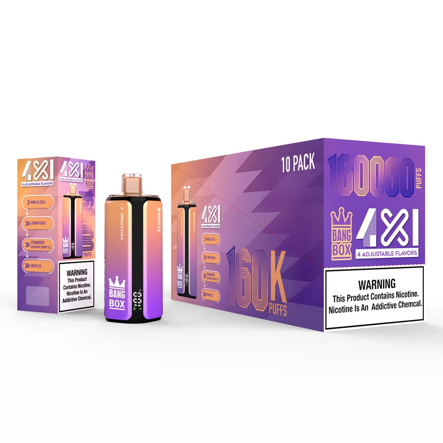 Bang Box 160K Puffs Mesh Coil Descartavel 160000 Puffs Vape Portugal COD